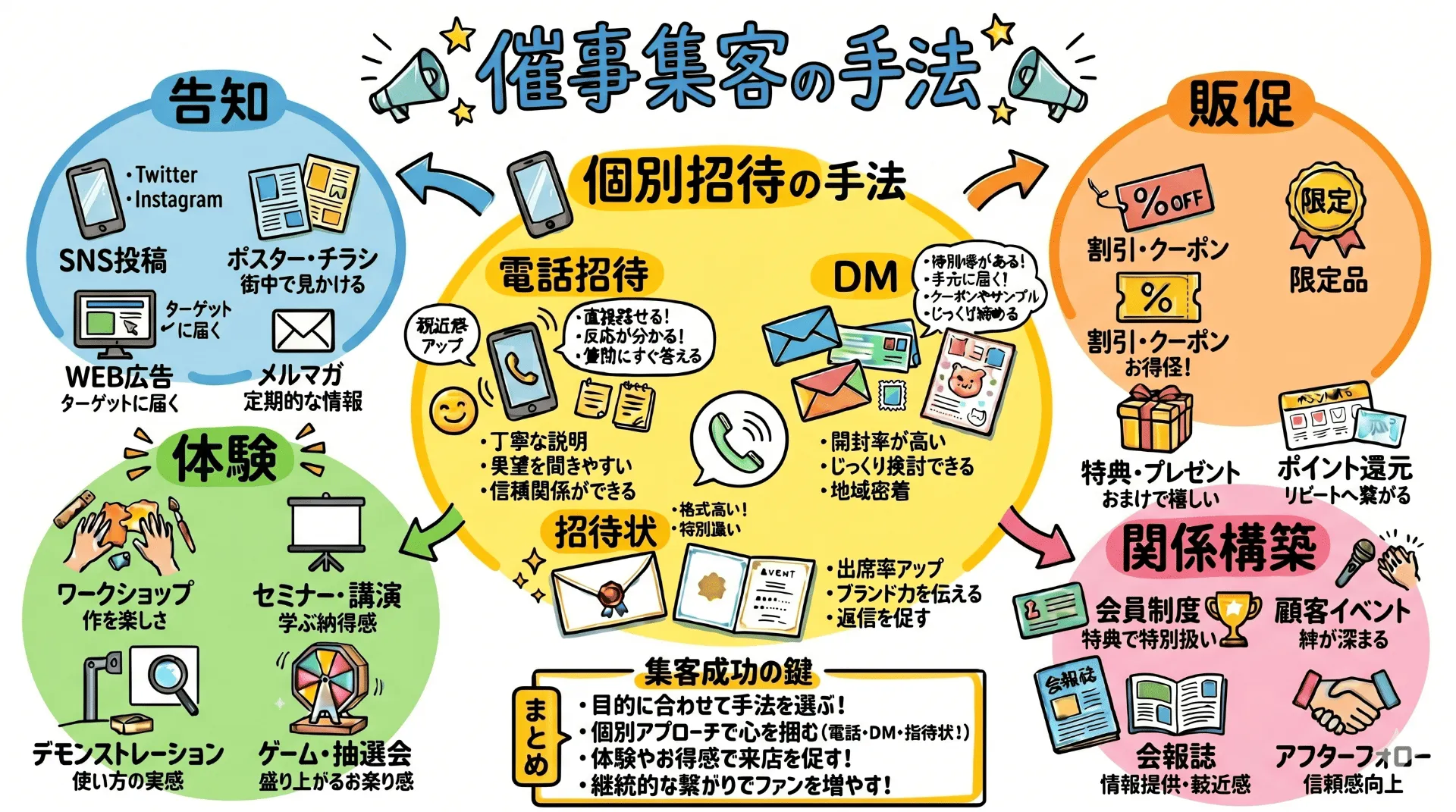 催事集客の手法